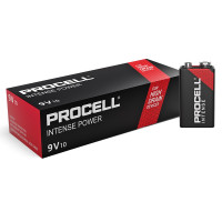Duracell PROCELL INTENSE Professional PX1604, 6LR61, 9V, PP3 - 10 броя 