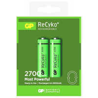 Акумулаторна батерия GP 2700 mAh ReCyko+, AA (2 броя) PreCharged