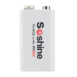 Soshine Li-7.4V-680 6F22 680mAh Li-Po акумулаторна батерия Soshine Li-7.4V-680 6F22 680mAh Li-Po акумулаторна батерия