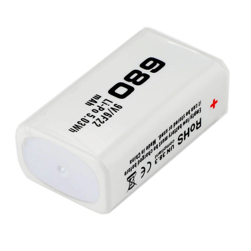 Soshine Li-7.4V-680 6F22 680mAh Li-Po акумулаторна батерия