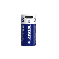 XTAR 16340 USB-C 900mAh Li-ion Защитена USB акумулаторна батерия XTAR 16340 USB-C 900mAh Li-ion Защитена USB акумулаторна батерия
