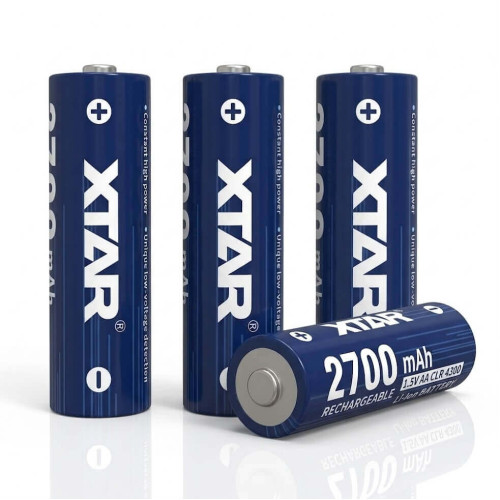 XTAR 1.5V AA CLR4300  4 бр. 2700mAh Li-ion Защитена акумулаторни батерии