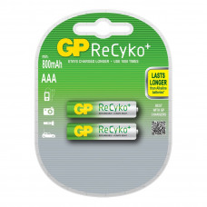 Предварително заредена акумулаторна батерия GP ReCyko+ 85AAAHCBE, AAA (2 броя)