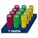 Електрически гумиран водоустойчив фенер Varta 9 LED Light 3АAA