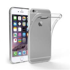 Ултра тънък силиконов гръб за Apple Iphone 6, 6S 4.7" - прозрачен