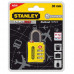 Цинков катинар Stanley® TravelMAX 30 mm Kwikset TSA Security Indicator жълт