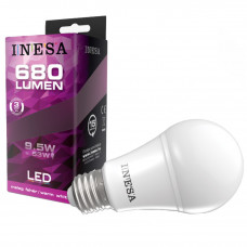 Лампа INESA LED Retrofit  9.5 W (=53W), E27, Mate (продукт на Silvania)