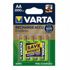 VARTA Endless 2500mAh, AA (4 броя) Pre-Charged акумулаторна батерия 