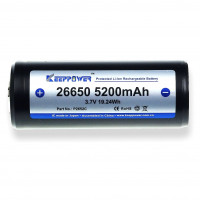 Keeppower 26650, 5200mAh Protected акумулаторна батерия с електронна защита