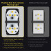 Предупредителна светлина за автомобил Baseus Door Open Warning Light (2 броя) 