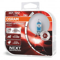 Osram H7 Night Breaker Laser +150% автолампа за предни фарове PX26d DUOBOX