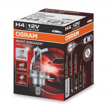 Osram H4 Night Breaker Unlimited +110% автолампа за предни фарове P43t