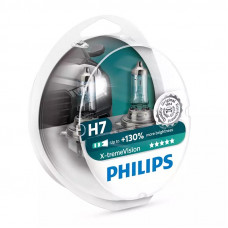 Philips H7 X-tremeVision +130% автолампа за предни фарове PX26d DUOBOX