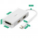 Конвертор Mini DisplayPort към HDMI / VGA / DVI UGREEN