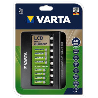 Зарядно устройство за акумулаторни батерии Varta LCD Multi Charger+  -ΔV комплект за до 8 броя АА/ААА