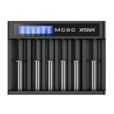 XTAR MC6C от 1 до 6 броя Li-Ion акумулаторни батерии 
