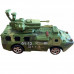 Военна машина с дистанционно управление и светлини мащаб 1:64 ~ 7,5 см